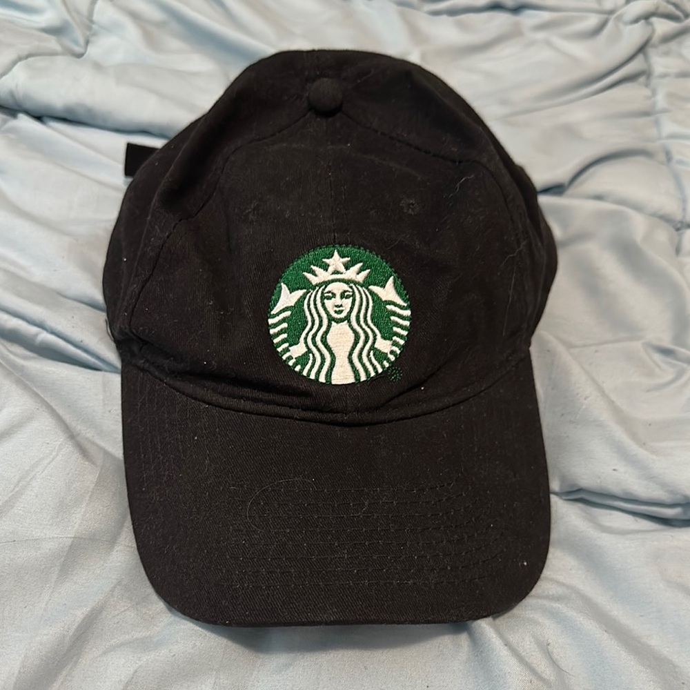Starbucks Black Cap with Green Logo
